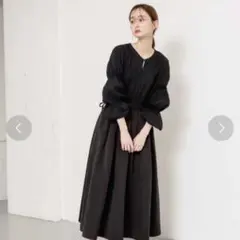 【新品】SENSE OF PLACE ウエスト ドロードッキングワンピース