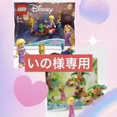 いの様専用 LEGO ラプンツェルのゴンドラ＋オーロラ姫の森の遊び場 2点セット