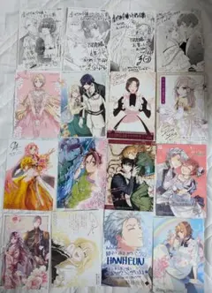 アニメイト、TSUTAYA購入特典カードなど。　16枚セット