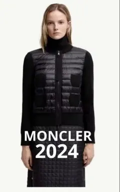 MONCLER モンクレール　カーディガン　TRICOT 2024製　ブラック