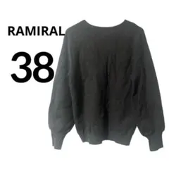 RAMIRAL 長袖ニットセーター 【38】 シンプル