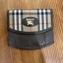 バーバリー　コインケース　小銭入れ　財布　ノバチェック　ブラウン