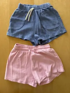 短パン ZARA KIDS 2点セット ピンク ブルー 女の子