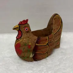 イタリア購入品 ガラス製 鶏の置物 - メルカリ