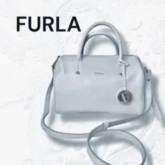 【美品】FURLA フルラ ミニボストンバッグ ALISSA 2WAY レザーのサムネイル