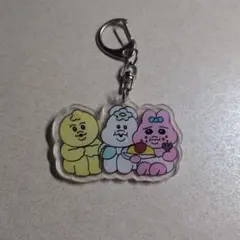 可哀想に！　おぱんちゅうさぎ　んぽちゃむ　きみまろ　キーホルダー