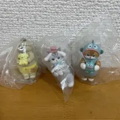 サンリオ　モフサンド　フィギュア　シナモロール　ハンギョドン　ポムポムプリン