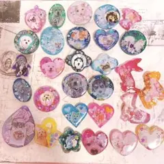 ハンドメイド レジンパーツ セット犬 29個