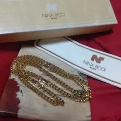 NINA RICCI ゴールド チェーンネックレス ☆大特割喜平ネックレス