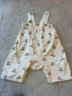 futafuta くま柄 サロペット 80