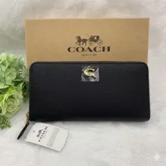 18日迄セール中]COACH ブラック cc489長財布アウトレット品 - メルカリ