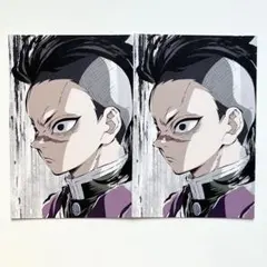鬼滅の刃　全集中展　幕間画ポストカード D 不死川玄弥　③