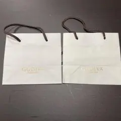 GODIVA ショップ袋 2個セット