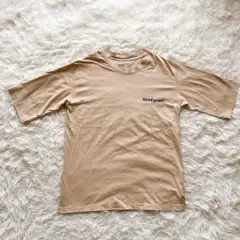 スパオ　スヌーピー　五分袖　Tシャツ ベージュ　コットン100% バックプリント