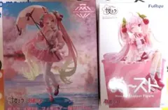 初音ミク 桜ミク ぬースト・桜ミクAMP＋フィギュア ～桜ドレスver.～ 2種
