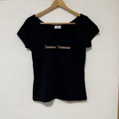 ドゥッシュドゥッスゥ　半袖 Tシャツ バレエ　ブラック　LL