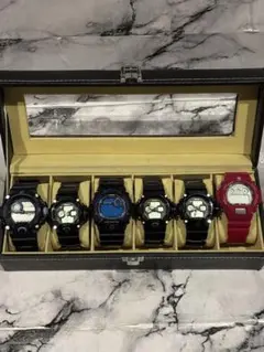 CASIO G-SHOCK他、メンズ腕時計6本セット　ケース付き