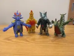 ウルトラ怪獣　ウルトラマンタロウ　ソフビ　4体セット