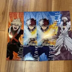 僕のヒーローアカデミア くら寿司　クリアファイル 3枚セット