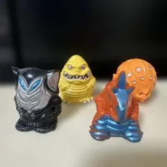ウルトラ怪獣 ソフビ 指人形 4体セット