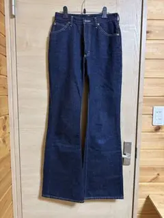 【美品】 Lee 7292 ダークブルー ベルボトム デニム 31 x 32