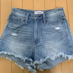 Chouchou denim ショートパンツ ライトブルー