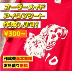 プロ仕様！アイロンステッカー オーダーメイド 剥がれにくい高密着 洗濯OK