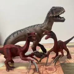 Schleich【シュライヒ】恐竜　ギガノトサウルス1体　テリジノサウルス2体のサムネイル
