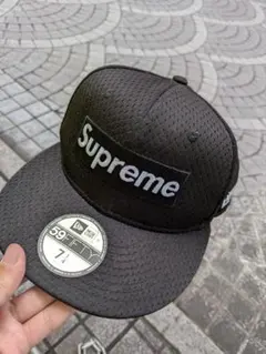 M*a様 Supreme New Era キャップ メッシュ7 5/8 - メルカリ