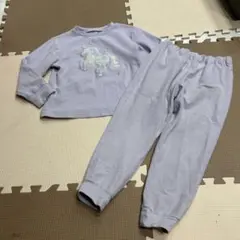GU ジーユー　キッズ　フリース　パジャマ　上下セット　ユニコーン　130㎝
