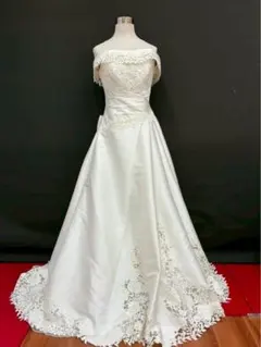 ☆特別セール T-401-434中古ウエディングドレス☆オフホワイト - メルカリ