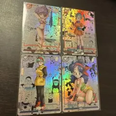 ドラゴンボールカード コミパラ風　4枚セット　観賞用　海外製