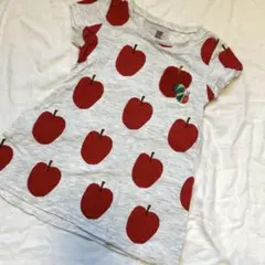 グラニフ　半袖　ワンピース　90 はらぺこあおむし　エリックカール　りんご