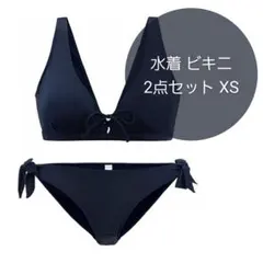 水着 ビキニ 2点セット 胸パット付 ホルターネック XS 海水浴 温泉旅行