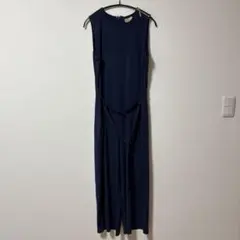 美品✨アメリ AMERI ワンピース ドッキングビスチェドレス ネイビー 