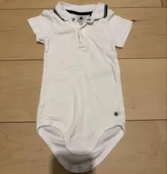 PETIT BATEAU ポロシャツロンパース コットン100%