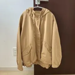 GU マウンテンパーカー ベージュ XL 312268