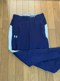 UNDER ARMOUR ジャージ パンツ ネイビー　メンズL