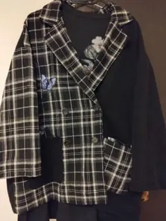 チェック柄ジャケット