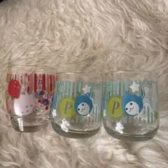 キャラクターガラスコップ3個セット