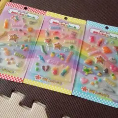 原宿おかしやさんシールCANDY A GO GO 3種セット