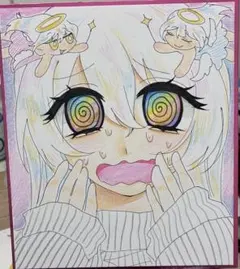 c*n様 女の子　イラスト　手描き　オリジナル