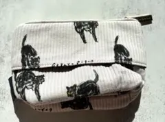 ジェラピケ　クロネコティッシュポーチ　ハロウィン限定　デザイン　ポーチ　新品