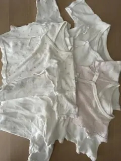 ベビー肌着7枚セット　短肌着半袖2枚長袖4枚　コンビ肌着1枚