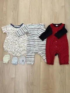 baby GAP 新生児ロンパース3点セット