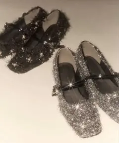 LILY BROWN リリーブラウン ストラップ付フラットパンプス