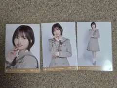乃木坂46　中西アルノ　乃木コレ　生写真　40th制服　ノーマル　3種コンプ