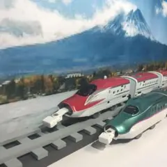 プラレール　連結セット　ハヤブサ　こまち