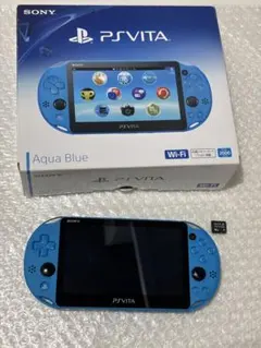 vita本体アクアブルー 8㎇メモリカード付き
