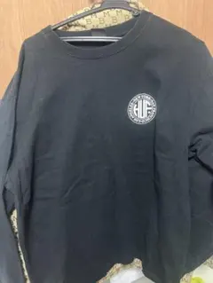 HUF ブラック ロンT Lサイズ